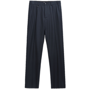 【可机洗西裤】金利来26新款不易皱直筒西裤男正装商务休闲长裤子