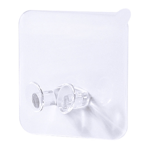 自粘挂扣挂钩强力无痕免钉粘胶墙壁挂创意可爱厨房电源插座头透明