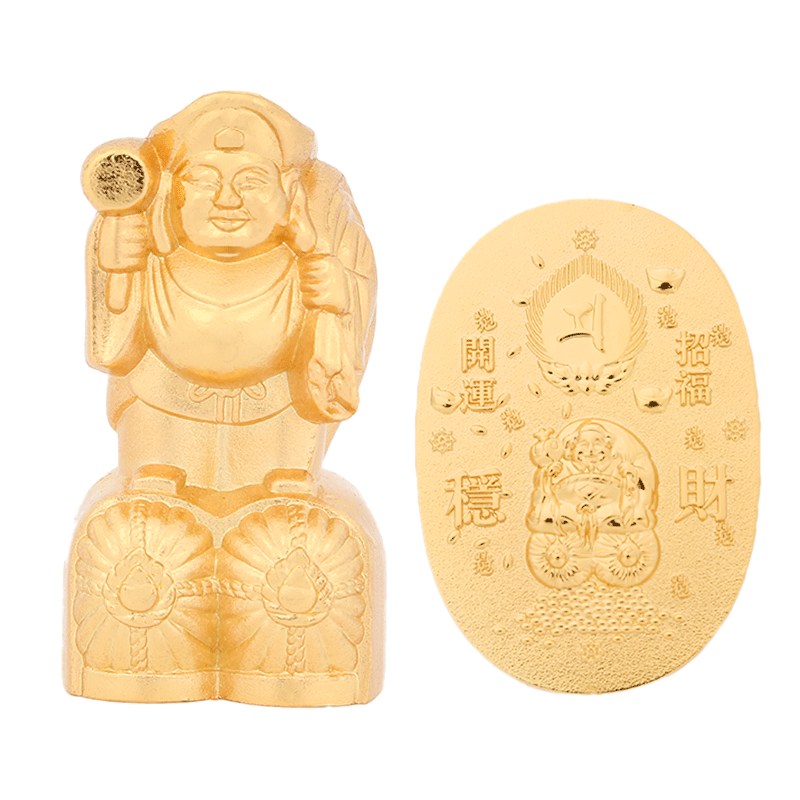 李居明吉祥物财神大黑天判金摆件