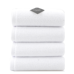 金号纯棉毛巾加厚110g 76X34大酒店宾馆纯白色洗脸巾面巾柔软吸水