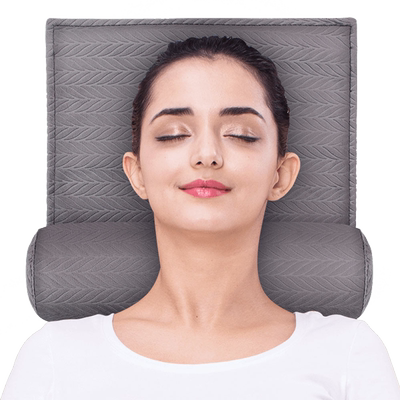 茗振电加热圆柱加热护颈枕