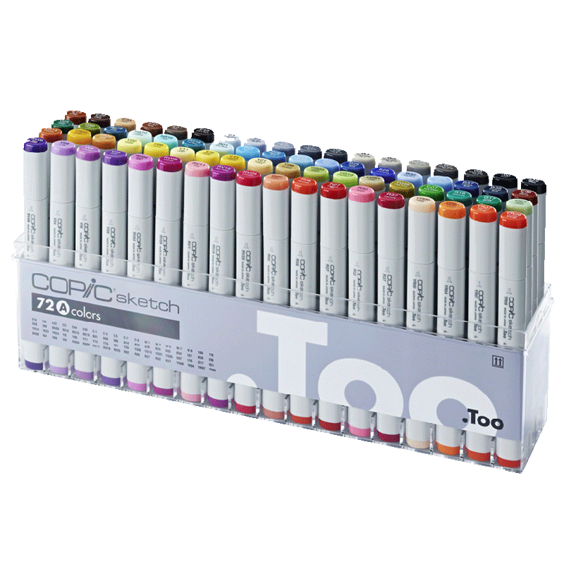 copic马克笔一代二代景景动漫