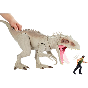 正版美泰侏罗纪世界电影同款暴虐畸变霸王龙苍龙棘龙恐龙玩具礼物