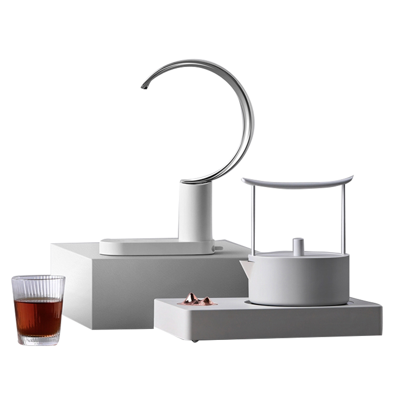 三界观山电陶炉桶装水茶具