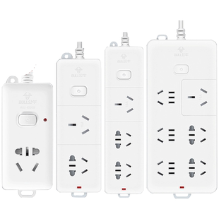 公牛10a转16a空调专用插座转换器三孔头插排插板16安大功率插线板