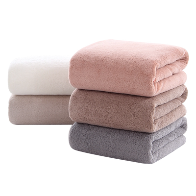 家用纯棉吸水速干不掉毛可穿浴巾