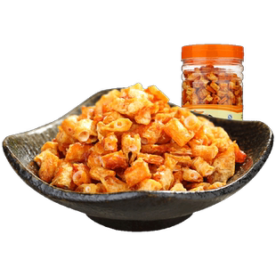 明珠香酥鱼骨头即食香酥鱼排168克瓶装 新旧包装随机发