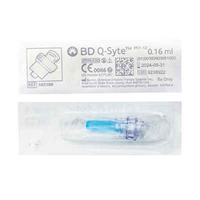 bd碧迪分隔膜无针密闭式输液正压
