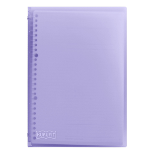 日本maruman满乐文活页本A5外壳软皮简约KURUFIT可拆卸学生笔记本子活动页笔记本b5活页夹活页纸美乐麦活页本