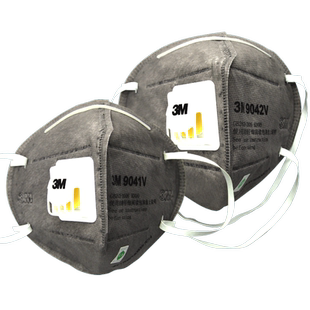 正品3M9541V/9542V呼吸阀防尘异味活性炭防雾霾PM2.5装修烟味口罩