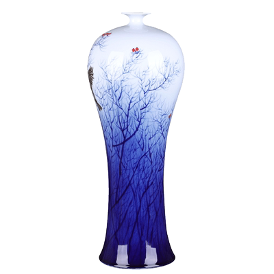 景德镇大师手绘鸿运当头陶瓷器