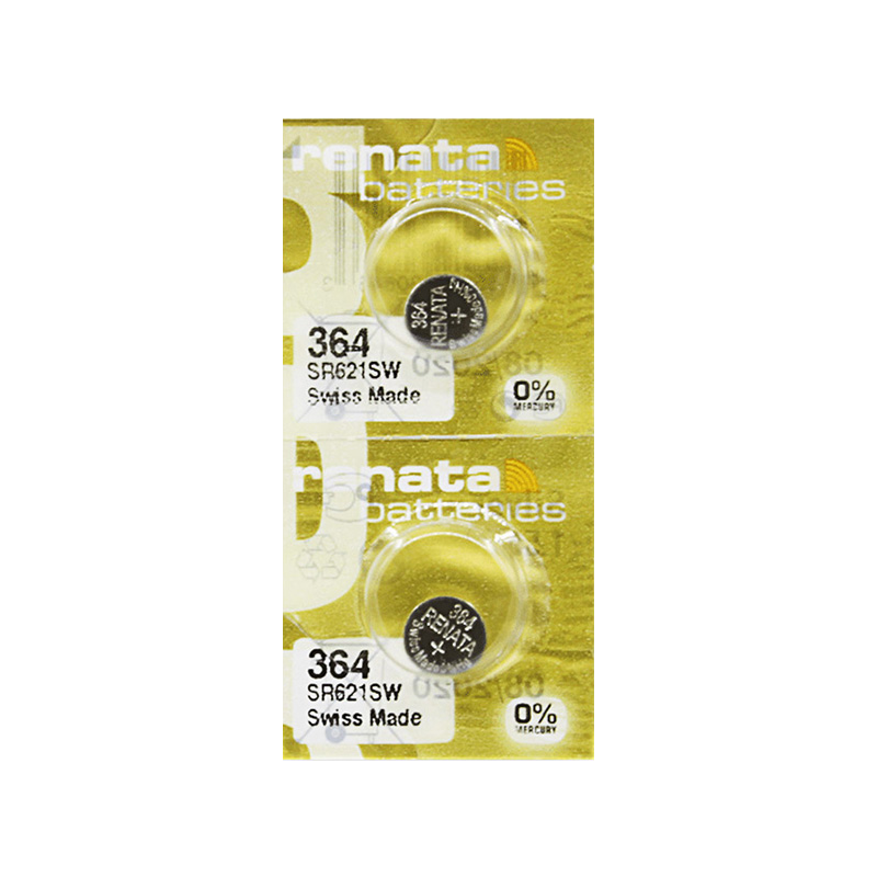 Renata瑞士364原装SR621SW耐用型高容量进口DW手表电池纽扣l46352天梭1853飞亚达石英表小扣式通用A