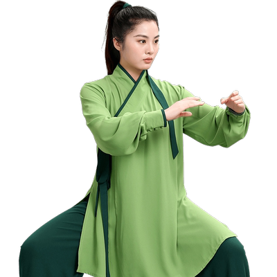 言一太极春夏新款汉服表演服飘逸