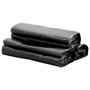 欧润哲家用黑色加厚垃圾袋大号 手提背心式物业清洁塑料袋马甲袋