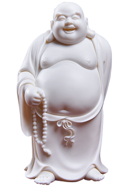 戴玉堂陶瓷摆件《笑看风云弥勒佛》林禄扬笑佛佛像工艺家居饰品
