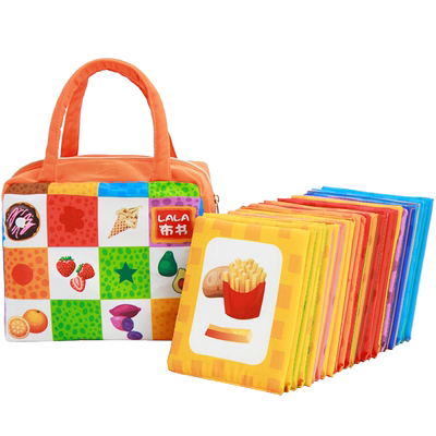 lalababy宝宝早教卡撕不烂拼图