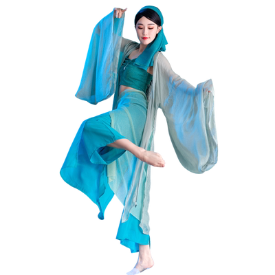 古典舞练功服女青蛇抖音仙女衫