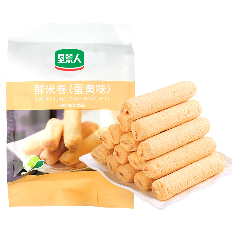 甄悠闲蛋黄味夹心米果卷浙江