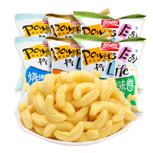 盼盼麦香鸡味块60g*6包 膨化薯片聚会散装下午茶休闲零食品小吃