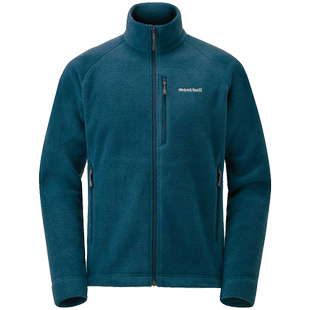 montbell日本蒙贝欧新款户外抓绒衣男开衫摇粒绒保暖外套加厚内胆