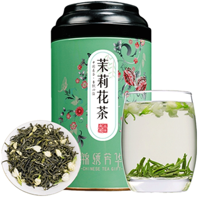 试喝浓香型罐装125克茉莉花茶