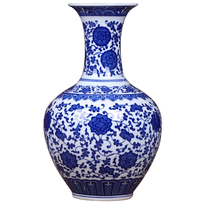 景德镇陶瓷器仿古富贵竹客厅中式