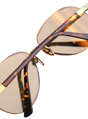 太阳镜石头竹叶青黄水晶弯度