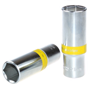 波斯加长套筒双色1/2寸棘轮扳手12.5mm大飞6角加深长套筒头8-32mm