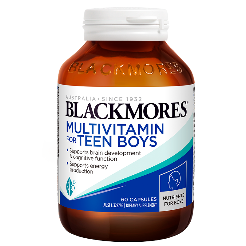 澳佳宝BLACKMORES活力青少年综合营养素60粒男士男孩复合维生素