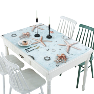 茶几桌布防水防油免洗北欧轻奢pvc网红餐桌垫子家用软玻璃防烫厚