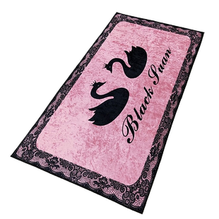 新款金钻绒公主房地毯卧室床边毯少女ins粉房间全铺地垫可睡可坐