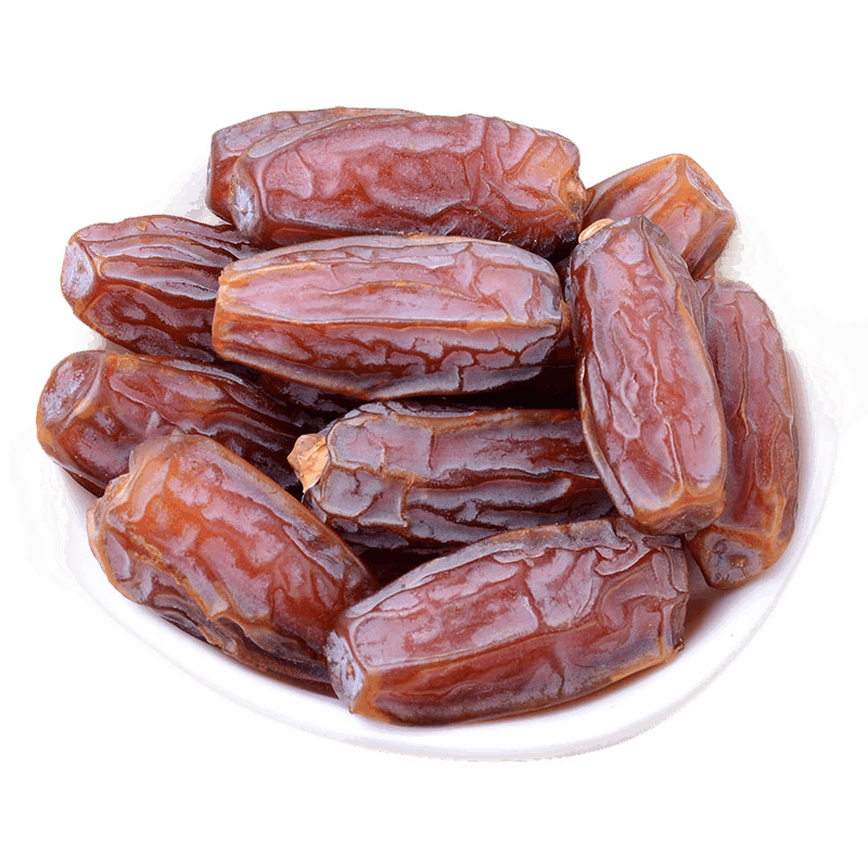 沙漠玉珠【自然原味不加工】24新貨大黑椰棗500g沙特迪拜干果零食
