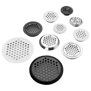 不锈钢透气孔衣柜家具橱柜鞋柜通风孔透气网孔盖子散热排气孔圆形
