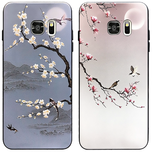 适用于三星s6手机壳s6edge+硅胶g9200直屏g9250软壳g9280曲面屏s7ege防摔g9350潮sm-g9300男samsung女款note5
