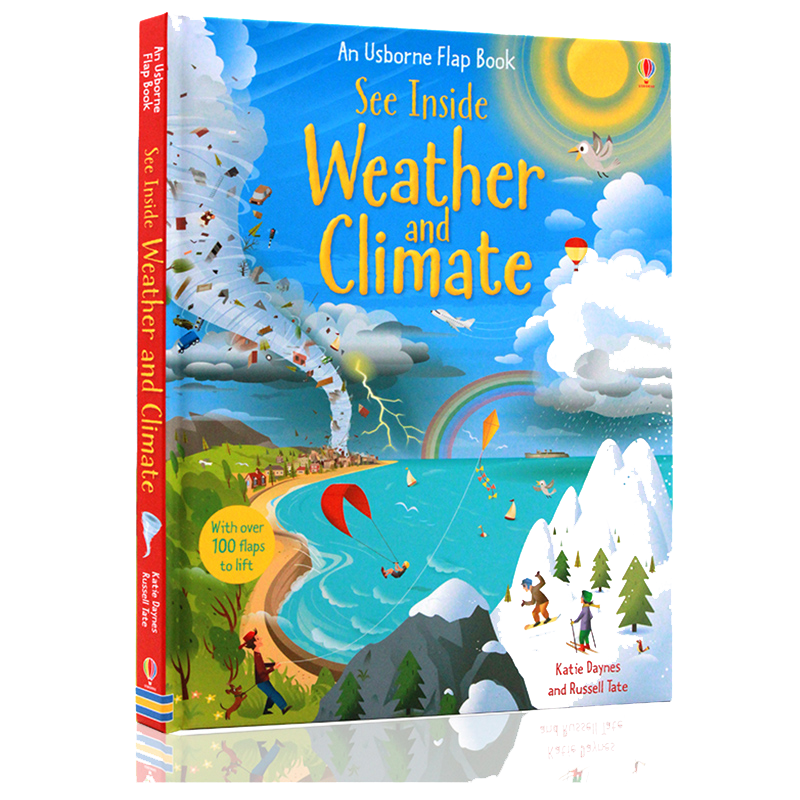 看里面系列 揭秘天气 英文原版 Usborne See Inside Weather - Climate 科普立体翻翻书 机关书 儿童启蒙早教认知科普读物 纸