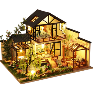 diy小屋中国别墅手工制作拼装