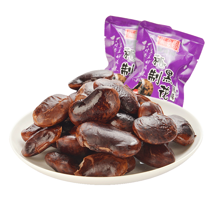 御食园北京特产黑花500克芸豆