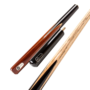 英国Riley莱利中式黑八台球杆RB8-400/401桌球大头3/4分体杆通杆