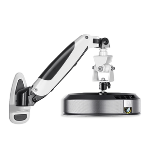 爱路华投影仪支架壁挂投影机吊架气压伸缩升降吊顶万向旋转通用壁架