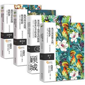 顾城 林徽因 徐志摩 汪国真 纪伯伦 泰戈尔 徐志摩 汪国真 冰心 海子 纪伯伦名诗经典诗歌集全集青春文学书籍排行榜