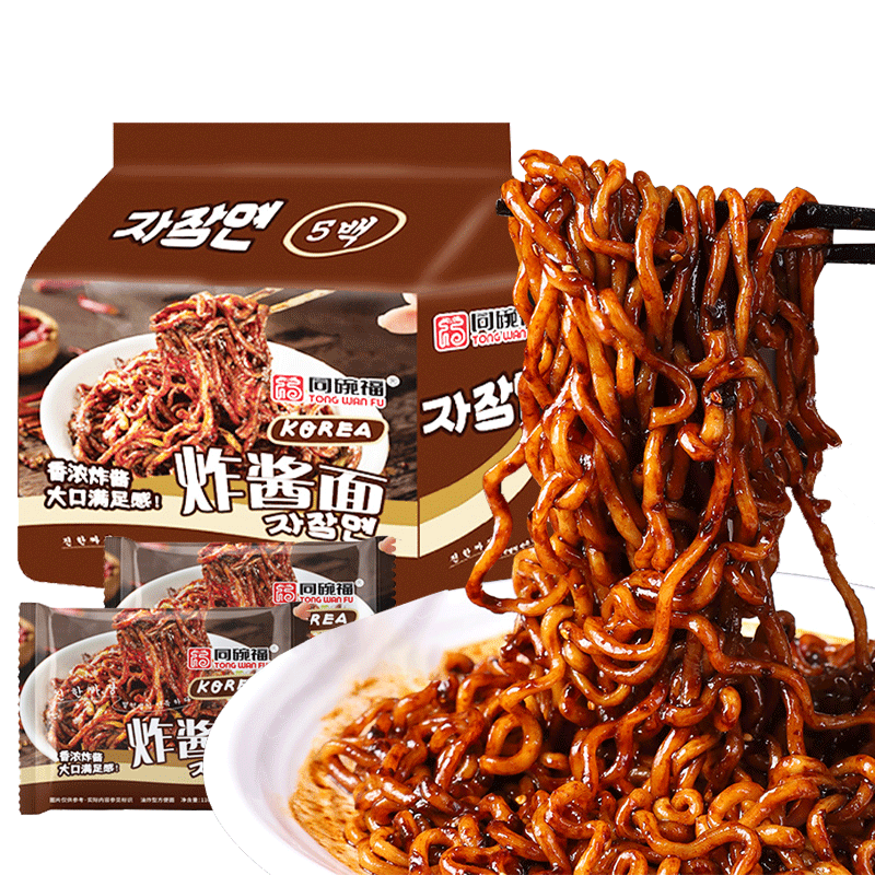 同碗福炸酱面韩式国袋装