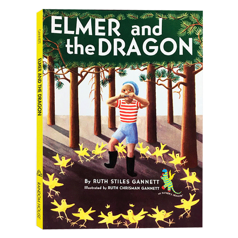 英文原版 Elmer and the Dragon 我爸爸的小飞龙三部曲之二2 英文故事小说 纽伯瑞儿童文学奖温馨可爱英语童书 MY FATHER'S DRAGON