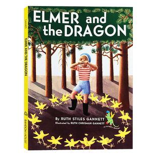 英文原版 Elmer and the Dragon 我爸爸的小飞龙三部曲之二2 英文故事小说 纽伯瑞儿童文学奖温馨可爱英语童书 MY FATHER'S DRAGON