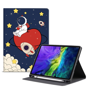 iPad8保护套带笔槽ipad7壳适用苹果平板电脑pad8全包2020款防摔ipad2018/2017第八代2019版笔槽三折