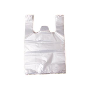 外卖塑料袋 手提小白袋 食品塑料袋背心式马夹袋早点早餐袋透明袋