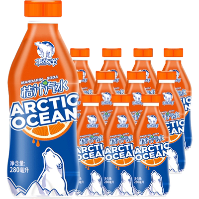 北冰洋桔汁汽水300ml碳酸饮料
