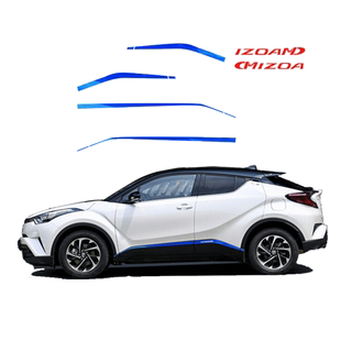 专用丰田奕泽CHR车身拉花车贴门边装饰条贴纸改装车外汽车用品