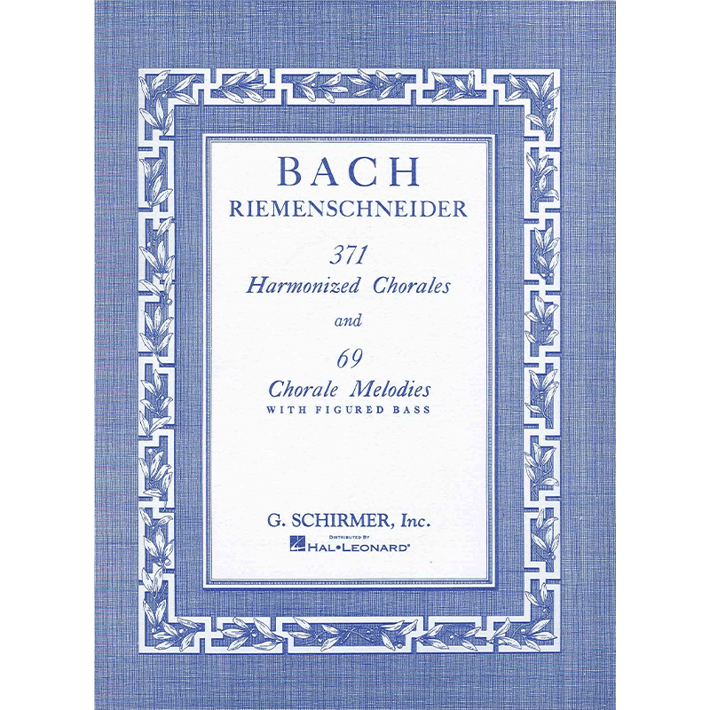 英文原版 巴赫 371首四声部众赞歌与69首配图低音合唱旋律 371 Harmonized Chorales and 69 Chorale Melodies with Figured