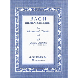 英文原版 巴赫 371首四声部众赞歌与69首配图低音合唱旋律 371 Harmonized Chorales and 69 Chorale Melodies with Figured