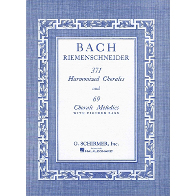 英文原版 巴赫 371首四声部众赞歌与69首配图低音合唱旋律 371 Harmonized Chorales and 69 Chorale Melodies with Figured
